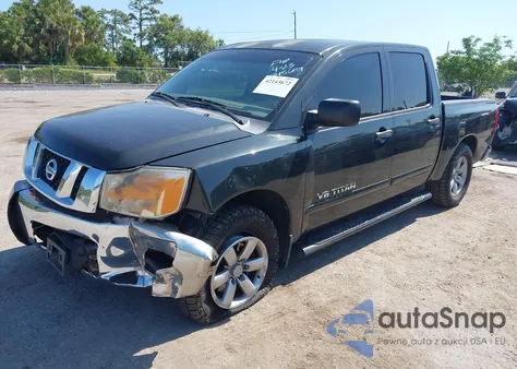 2008 Nissan Titan Le/Se z USA, uszkodzony, nr VIN 1N6BA07D18N345659
